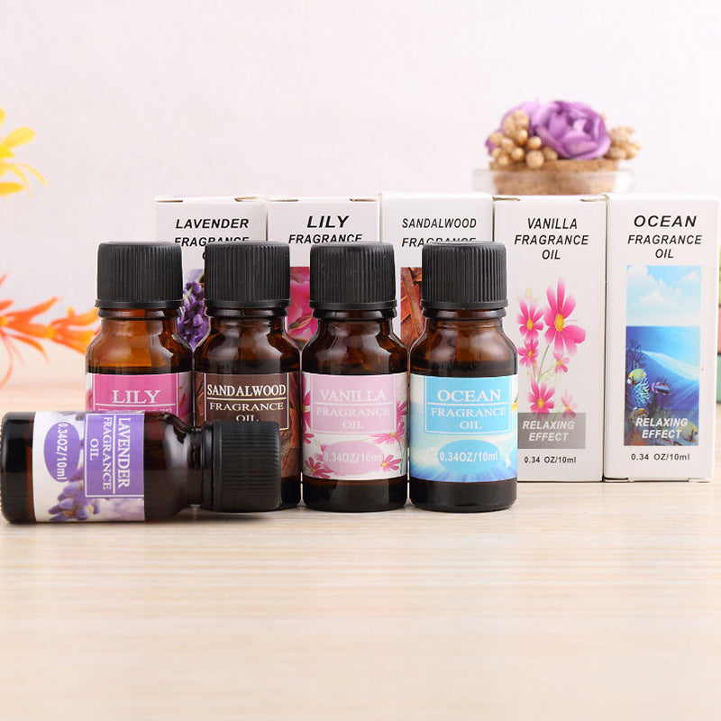 Aceites esenciales de aromaterapia con presentación floral