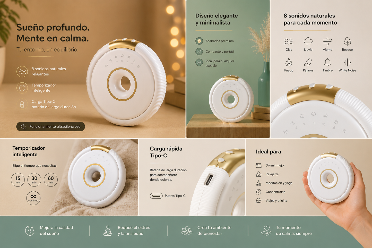 🌅Sleep Wave Mini Calma Nocturna