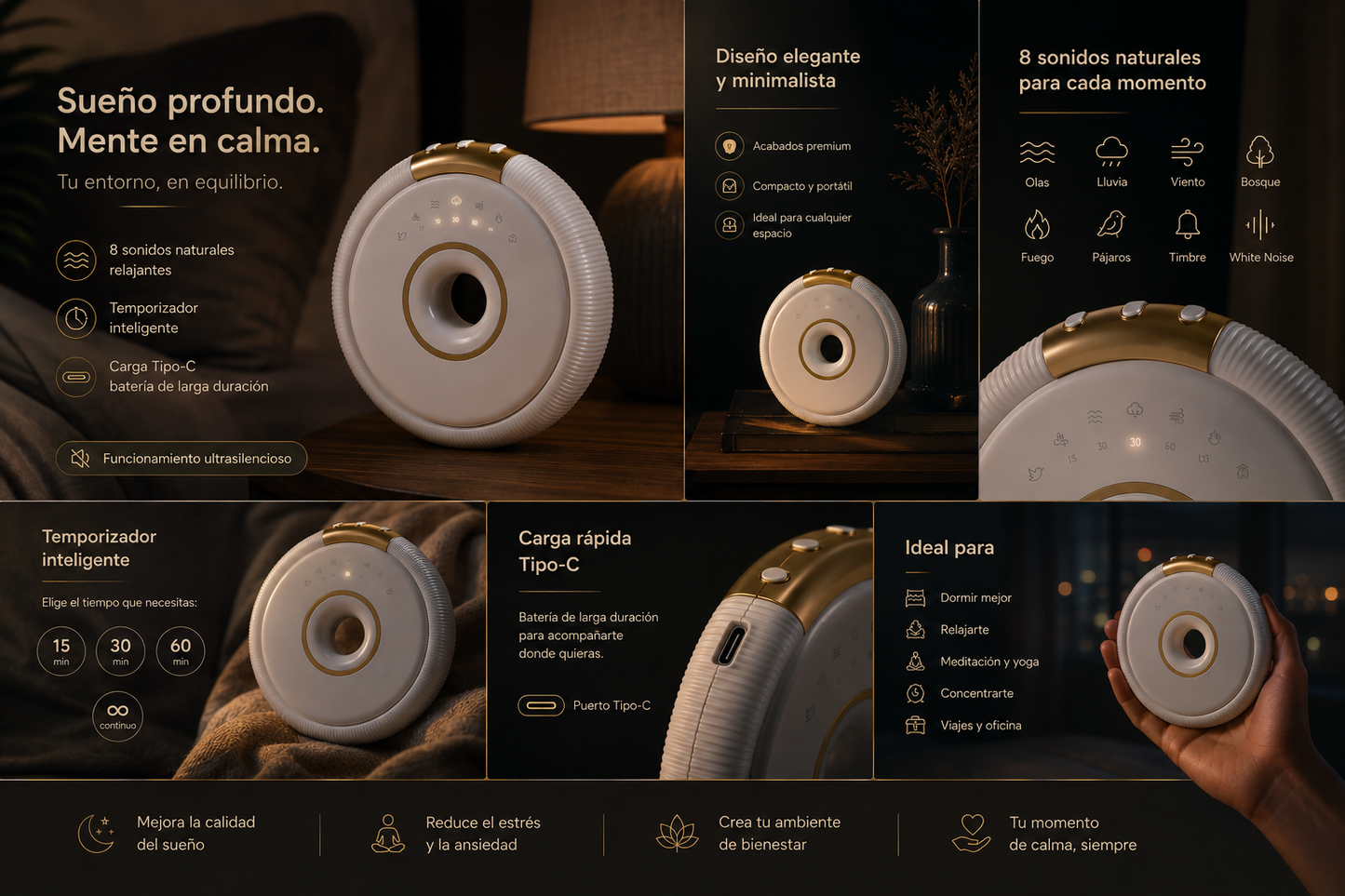 🌅Sleep Wave Mini Calma Nocturna
