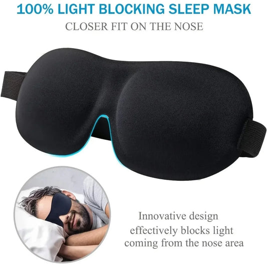 3D Sleep Mask Night Calm — Total Light Blockout, Zero Pressure