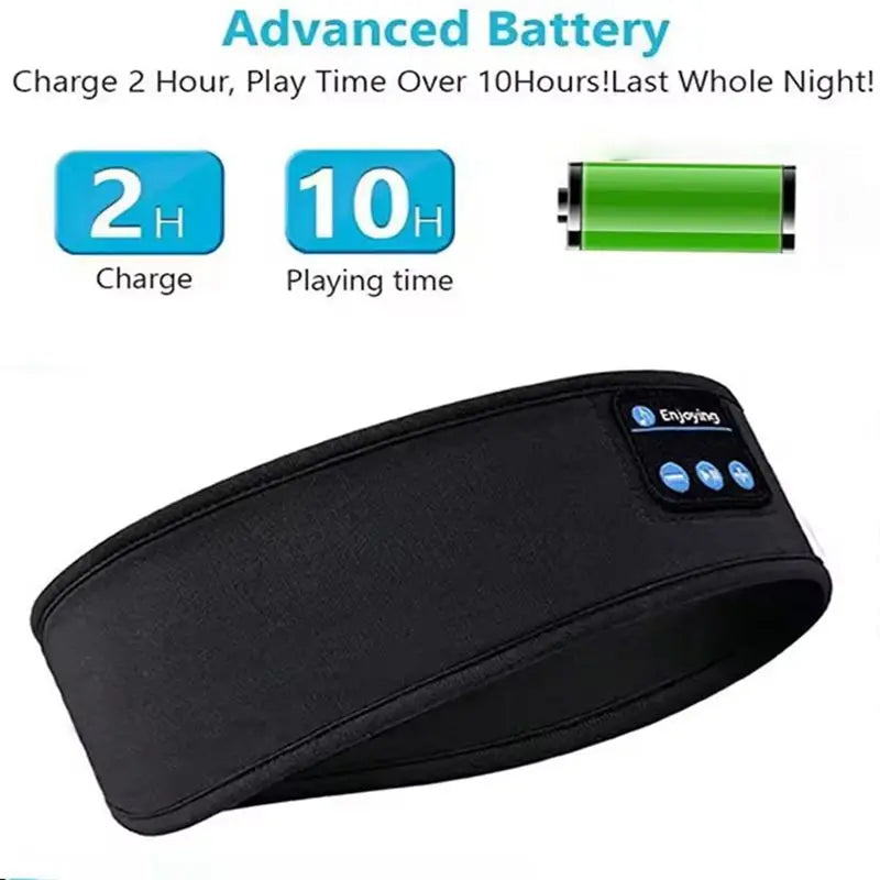 Diadema Bluetooth para Dormir Calma Nocturna — Música y Silencio Total