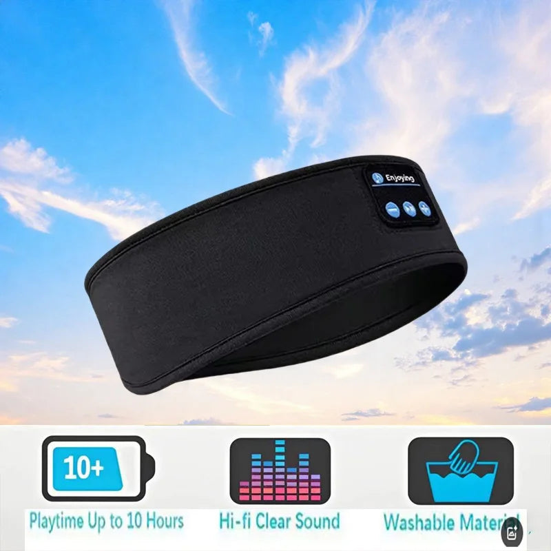 Diadema Bluetooth para Dormir Calma Nocturna — Música y Silencio Total