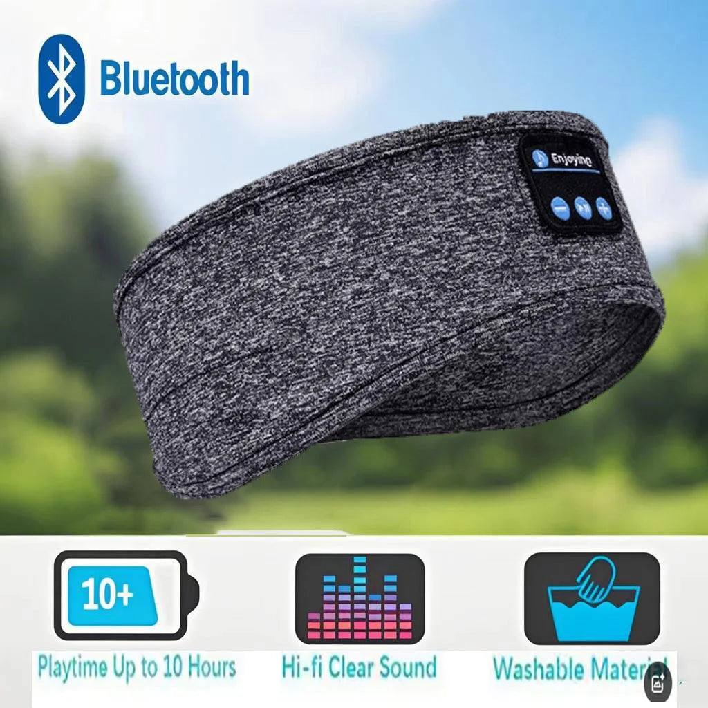 Diadema Bluetooth para Dormir Calma Nocturna — Música y Silencio Total