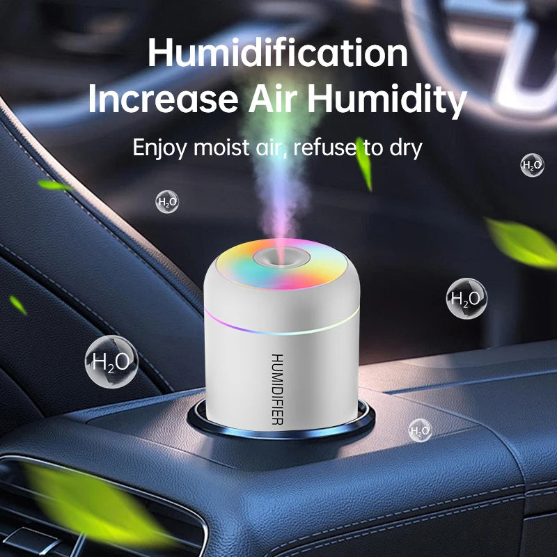 Difusor de Aromaterapia Calma Nocturna — Humidificador y Luz Relajante