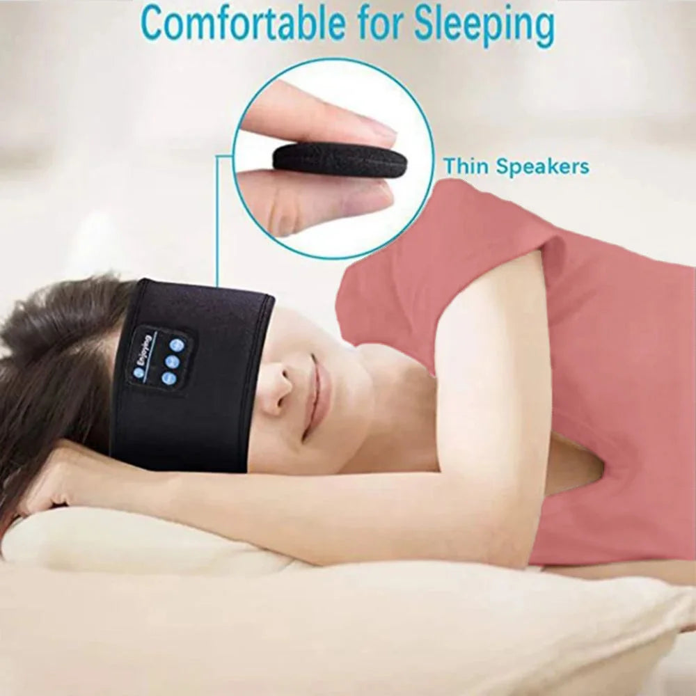 Diadema Bluetooth para Dormir Calma Nocturna — Música y Silencio Total